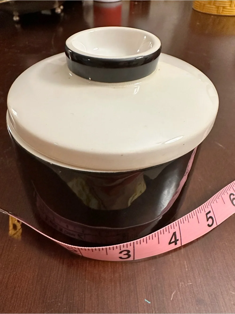 Vintage Mikasa Mediterranean Black Sugar Bowl With Lid Japan
